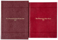 San Francisco Golf and Country Club...Constitution and By-Laws with Rules and List of Members... Two volumes: 1928 and 1937