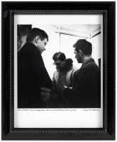 Jack Kerouac, Allen Ginsberg, David Amram at Art Opening, 1959