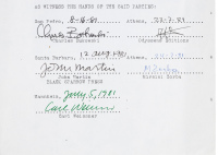 Publishing contract signed by Bukowski, John Martin, and others