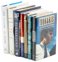 Seven volumes with autographs by presidential also-rans