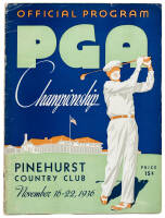 [19th] PGA Championship, Pinehurst Country Club, November 16-22, 1936. Official Program