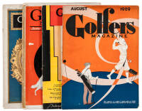 Golfers Magazine - four issues from 1922-1930