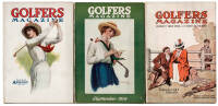 Golfers Magazine - three issues from 1914-1916
