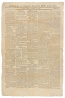 Supplement to Claypoole's American Daily Advertiser. Saturday, October 15, 1796. Number 5467