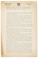 Declaraci&oacute;n de la Primer Ministro de Israel, Sra. Golda Meir... con Motivo de las Brutales e Injustas Condenas Dictadas en el "Juicio" de Leningrado
