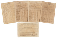 Manuscript list of the colored population, with slave population details, of Cardenas, Cuba, 1861