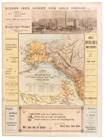 Map of Alaska and a Portion of the Northwest Territory, Showing the New Gold Fields