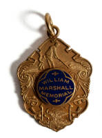 10K gold medal for the 1930 William Marshall Memorial golf tournament, won by Al Espinosa