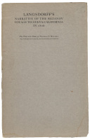 Langsdorff's Narrative of the Rezanov Voyage to Nueva California in 1806
