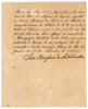 Decree from Jos&eacute; Bonif&aacute;cio de Andrada e Silva on the suppression of anarchists and demagogues