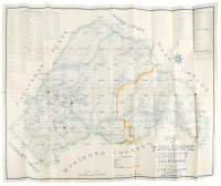 Map of Tuolumne County