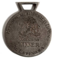 Cuernavaca, Mexico Open medal, 1938 won by Al Espinosa