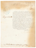 Document demanding slaveowner appear to free a servant/slave