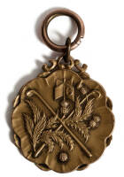 10K gold Washington State Open Championship 1922 winner's medal awarded to Al Espinosa