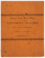 Grand View Park Map of the Thousand Islands of the St. Lawrence.