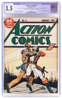 ACTION COMICS No. 8 * 1st Super-Hearing