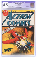 ACTION COMICS No. 10 * 3rd SUPERMAN Cover