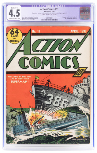 ACTION COMICS No. 11 * 1st X-Ray Vision