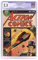 ACTION COMICS Nos. 12 * Ad for DETECTIVE COMICS No. 27 with BATMAN