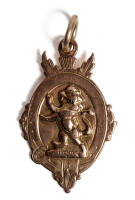 9K gold medal for 1913 West Lothian Golf Club Approaching and Putting Competition, Won by H. Wakelin Esq.
