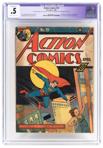 ACTION COMICS No. 23 * 1st Appearance of LUTHOR