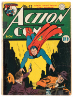 ACTION COMICS No. 42 * 1st Appearance of VIGILANTE