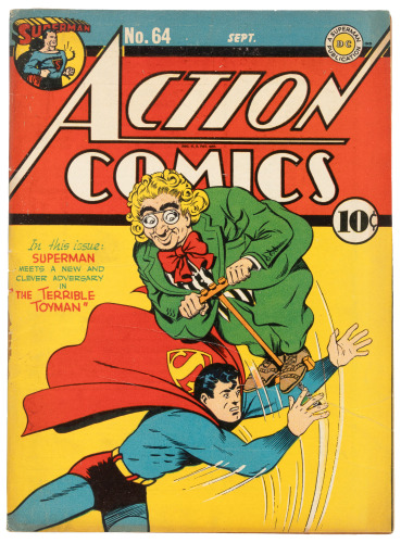 ACTION COMICS No. 64 * 1st Appearance of TOYMAN
