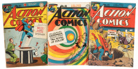 ACTION COMICS Nos. 83, 89, 92 * Lot of Three Comics