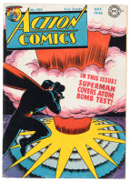 ACTION COMICS No. 101 * Atom Bomb Blast Cover
