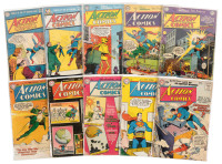 ACTION COMICS No. 168, 170, 173, 179, 181, 209, 211, 212, 225, 228 * Lot of Ten Comics
