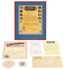 JUNIOR JUSTICE SOCIETY OF AMERICA Membership Partial Kit * with SUPERMEN OF AMERICA Membership Certificate