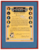 JUNIOR JUSTICE SOCIETY OF AMERICA Membership Partial Kit * with SUPERMEN OF AMERICA Membership Certificate - 3