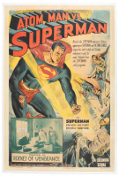 ATOM MAN VS. SUPERMAN One Sheet Movie Poster
