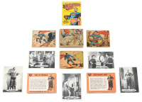 SUPERMAN: Lot of 19 SUPERMAN GUM, INC. Cards [and] Full Set of 66 SUPERMAN Topps Trading Cards [and] Sealed Wax Pack of SUPERMAN Topps Trading Cards
