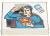 SUPERMAN Battery-Powered Toothbrush [and] Battery-Powered Transistor Radio * Both in Original Boxes - 3
