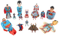 Figural SUPERMAN Toys * Lot of 14 Items