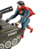 SUPERMAN Battery-Operated Tank Toy with Original Box * Linemar, 1958 - 3