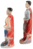 SUPERMAN Carnival Chalkware Statues * Lot of Two * 1940s - 3