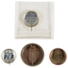 SUPERMAN Pinbacks * Lot of Four Pins Including 1939 ACTION COMICS Promo, PEP Pin, and SUPERMEN of AMERICA - 2