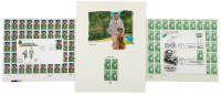 Philatelic lot of items featuring Bobby Jones and Francis Ouimet