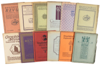 Twelve issues of Graphische Revue Oesterreich-Ungarns: Monatshefte f&uuml;r die graphischen k&uuml;nste