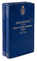 Decisions by the Rules of Golf Committee of the Royal and Ancient Golf Club - two volumes