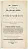 Dr. Civiale's chirurgische Therapeutik der Steinkrankheit - 6