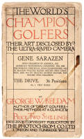 The world's champion golfers, their art disclosed by the ultra-rapid camera. Gene Sarazen: The Drive - 36 Positions (No. 5, First Series)- (cover title)