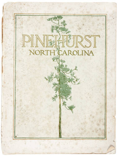 Pinehurst, North Carolina, Founded by James W. Tufts.
A brief description of the leading health and recreation resort of the South. Its climate, cottages and hotels, and the opportunities it offers for golf, shooting, tennis and out-of-door life