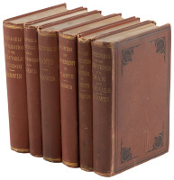Six early American editions of titles by Charles Darwin