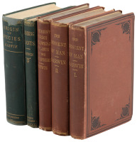 Four titles by Charles Darwin