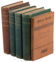 Five volumes by or about Charles Darwin
