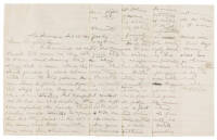 Autograph Letter Signed by W.S. Mills, to his daughter, relating a trip from Arizona to California, and the hanging of an outlaw in Prescott, Arizona