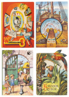 Four children's pop-up books